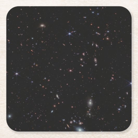 Blick zwischen den Konstellationen Pisces und Andr Rechteckiger Pappuntersetzer (Vorderseite)