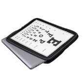 Blickdiagrammleiste obere Schnürung Laptopschutzhülle (Vorne Knopf)