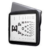 Blickdiagrammleiste obere Schnürung Laptopschutzhülle (Vorderseite Links)