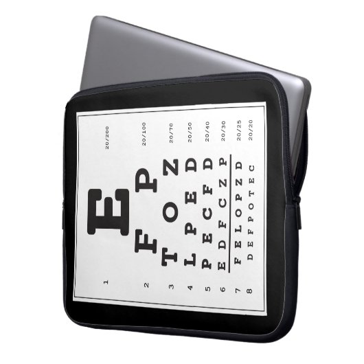 Blickdiagrammleiste obere Schnürung Laptopschutzhülle (Vorderseite Links)