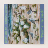 Blicke am Strand-Puzzlespiel Puzzle (Vertikal)