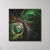 Blicke auf Abstrakte Kunstgegenstände - Leinwand (Vorderseite)