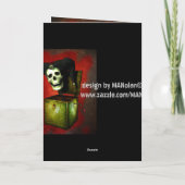 Blicke auf die Halloween-Karte Karte (Rückseite)