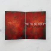 Blicke auf die Halloween-Karte Karte (Innenseite)