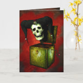 Blicke auf die Halloween-Karte Karte (Gelbe Blume)