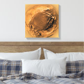Blicke auf Titans Oberfläche Leinwanddruck (Insitu (Schlafzimmer))