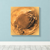 Blicke auf Titans Oberfläche Leinwanddruck (Insitu (Holzboden))