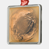 Blicke auf Titans Oberfläche Silbernes Ornament (Links)