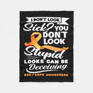 Blicke können Orange Ribbon Rsd Crps als Krieg bet Fleecedecke