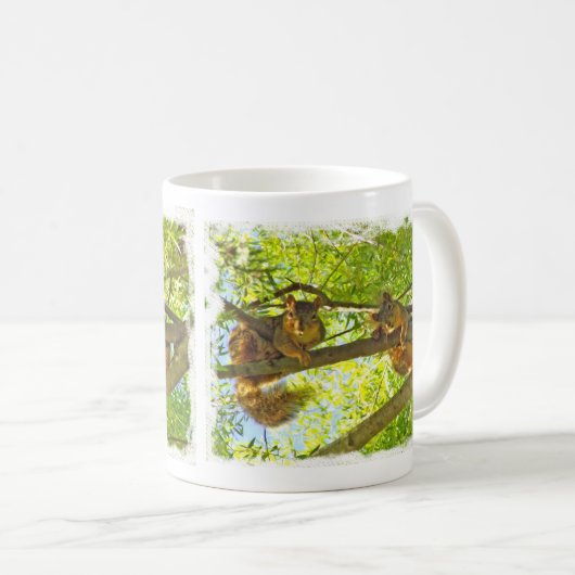 Blickende Eichhörnchen - Tasse (VorderseiteRechts)