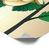 Blickende Glasinsekten - Brot und Schmetterling Poster (Ecke)