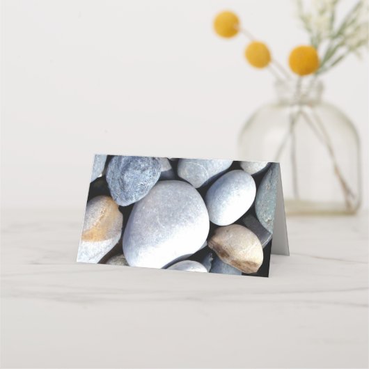 Blickfang rustikal Moderne ungewöhnliche einzigart Platzkarte (Rückseite)