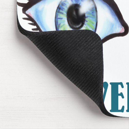 Blickkontakt ist überbewertet mousepad (Ecke)