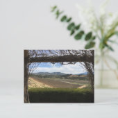 Blickpunkt des Weingartens Postkarte (Stehend Vorderseite)