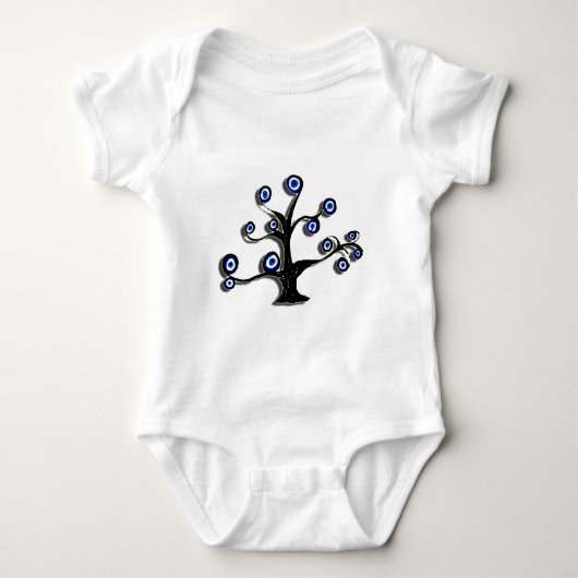 Blicks-Baum des Lebens Baby Strampler (Vorderseite)