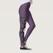 Blicks-Monster-gruselige sonderbare gotische Kunst Leggings (Rechts)