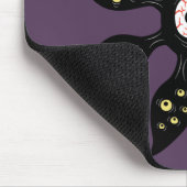 Blicks-Monster-gruselige sonderbare gotische Kunst Mousepad (Ecke)