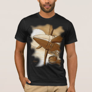 Blicksepia-Dunkelheits-Shirt TURBOS Vintages T-Shirt