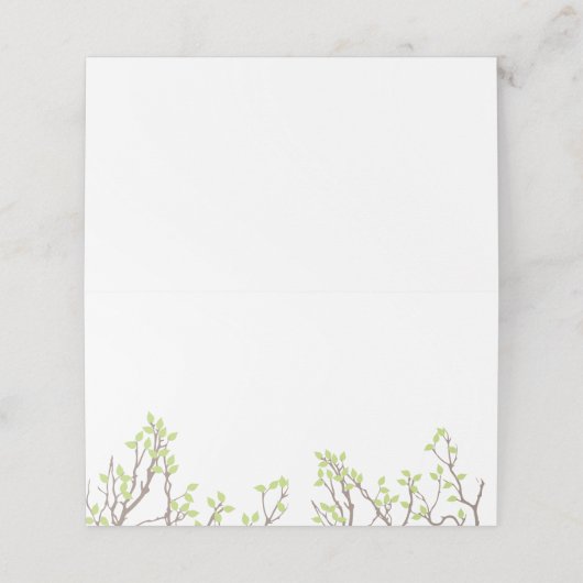 Blickvolle Branchen Platzkarte (Außenseite Aufgefaltet)