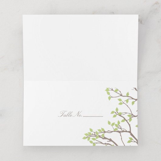 Blickvolle Branchen Platzkarte (Innenseite Aufgefaltet)