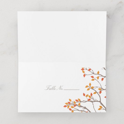 Blickvolle Branchen Platzkarte (Innenseite Aufgefaltet)