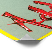 Blickwinkel des Suchtposters Poster (Ecke)