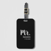 Blijvend huwelijkscadeau mannen gepäckanhänger (Vorderseite Vertikal)