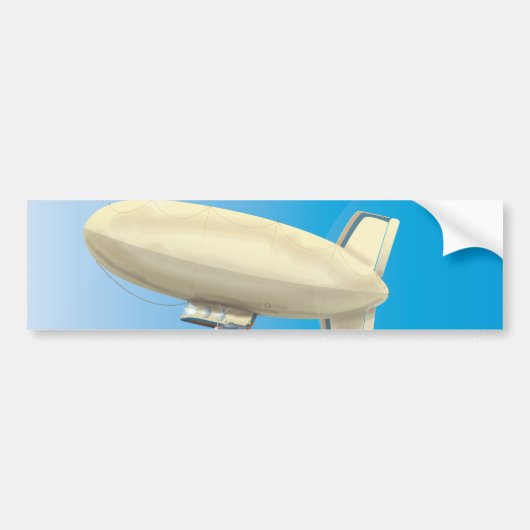 Blimp Airship Autoaufkleber (Vorne)
