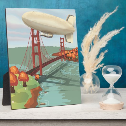 Blimp Airship Fotoplatte (Seite)