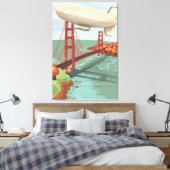 Blimp Airship Leinwanddruck (Insitu (Schlafzimmer))