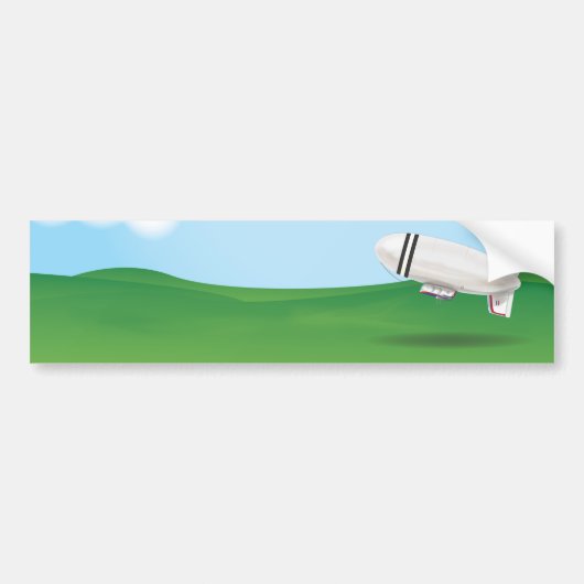 Blimp Autoaufkleber (Vorne)