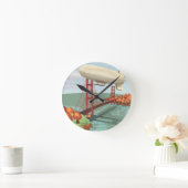 Blimp Luftschiff Runde Wanduhr (Zuhause)