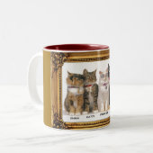 BLIND ALS ACAT, ZWEIFARBIGE TASSE (Vorderseite Links)