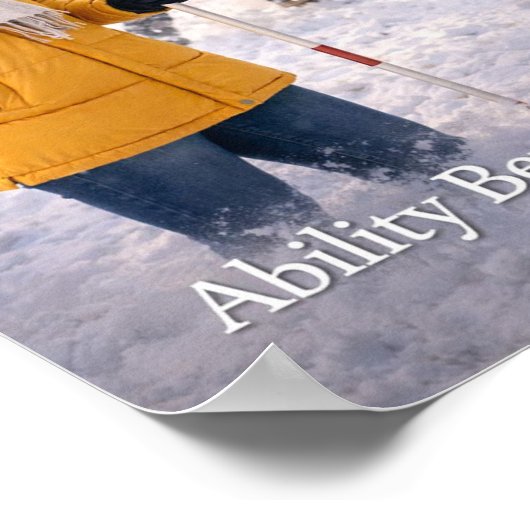 Blind Awareness  Inclusivity Winter Poster (Ecke)