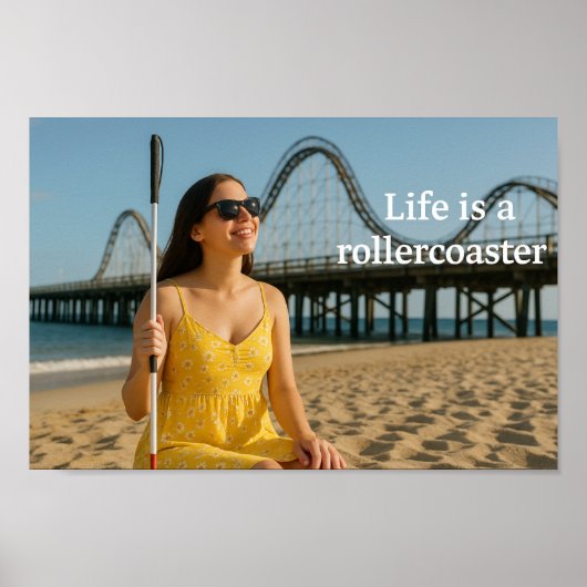 Blind Awareness Summer Poster Life is ... (Vorne)