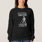 Blind Braille Visually Impaired Blindless Sweatshirt (Vorderseite)