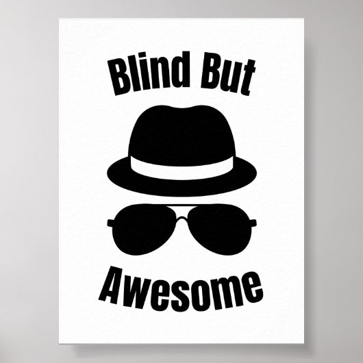 Blind But Awesome Poster (Vorne)