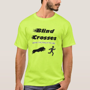 Blind Crosses - Border Collie auf hell T-Shirt