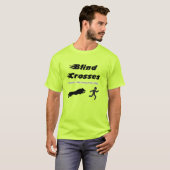 Blind Crosses - Border Collie auf hell T-Shirt (Vorne ganz)
