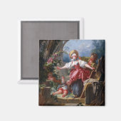 Blind-Mans Bluff von Jean-Honore Fragonard Magnet (Vorderseite/Rückseite)