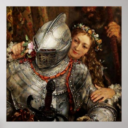 Blind Mans Buff von Adolph Menzel Poster (Vorne)