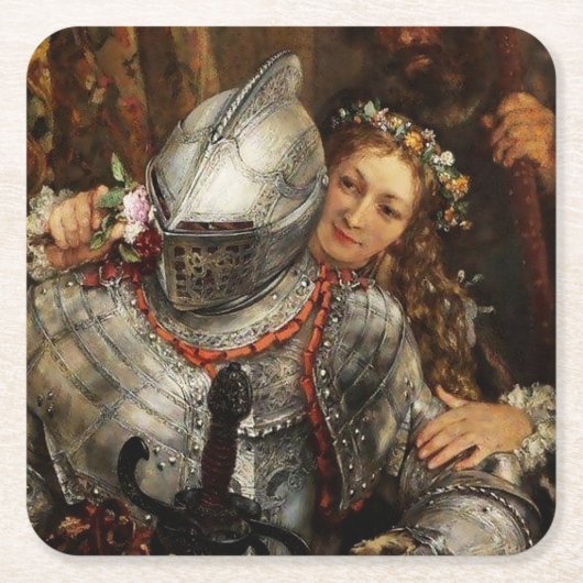 Blind Mans Buff von Adolph Menzel Rechteckiger Pappuntersetzer (Vorderseite)