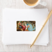 Blind-Mans Buff von Jean-Honore Fragonard Adressaufkleber (Insitu)