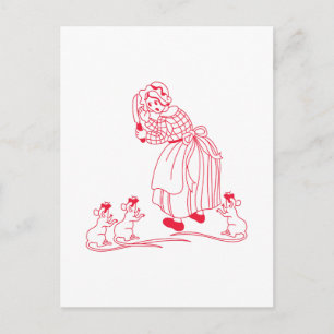 Blind Mäuse-Redaktion Postkarte