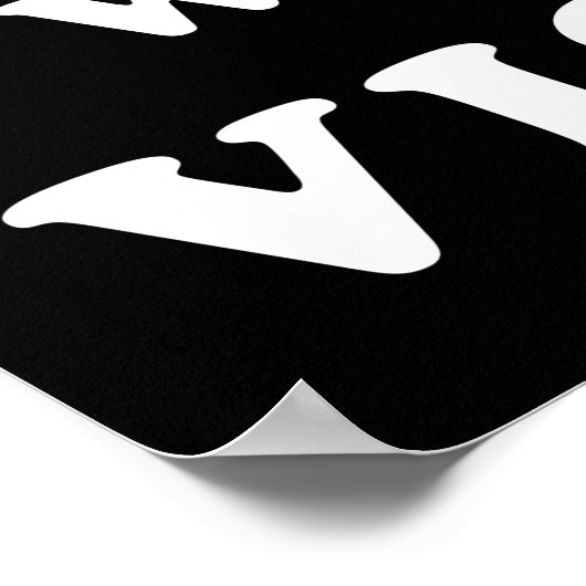 Blind mit einer Vision - Blindbewusstsein Poster (Ecke)