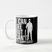 Blind Person Art For Men Women Blind People Sight Kaffeetasse (Links)
