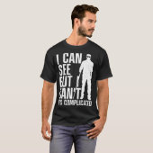 Blind Person Art For Men Women Blind People Sight T-Shirt (Vorne ganz)