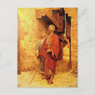 blind postkarte