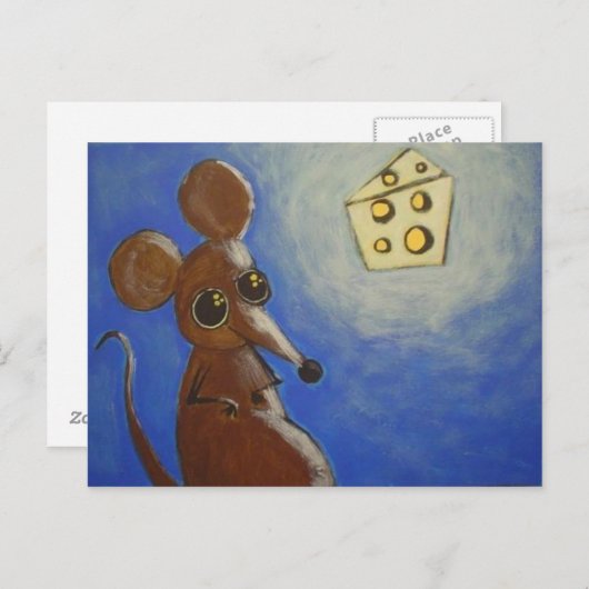 blind postkarte (Vorne/Hinten)