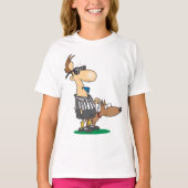 Blind Referee Blowing A Whistle T-Shirt (Vorderseite)